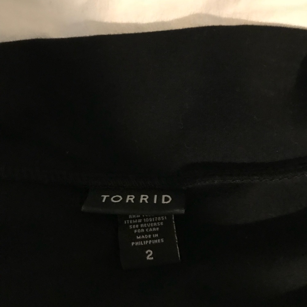 Off shoulder black top